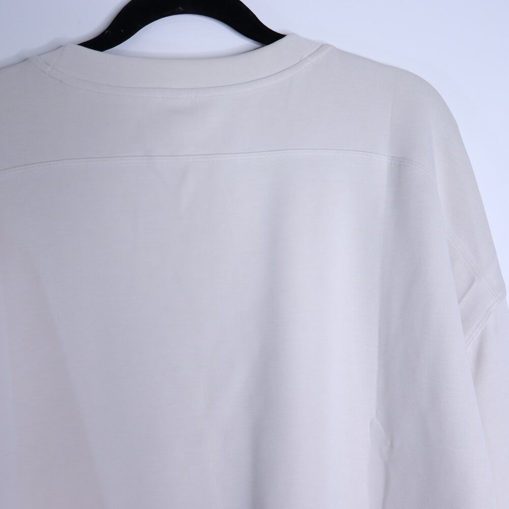 LULULEMON Perfectly Oversized Cropped Crew Sweatshirt Mojave Tan Women's 12 - Picture 7 of 8